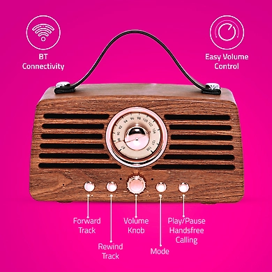 Artis BT45 Retro Bluetooth Speaker-5