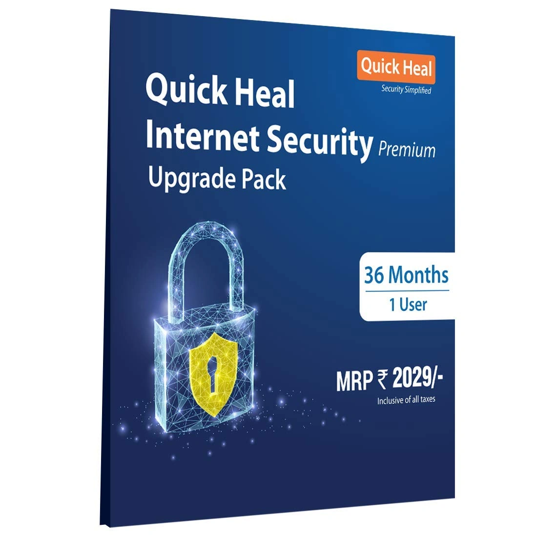 Quick Heal Internet Security Renewal Upgrade- 1 User, 3 Years-IS1UP