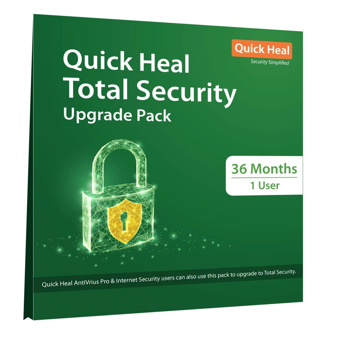 Quick Heal Total Security Renewal Upgrade - 1 User, 3 Year-TS1UP