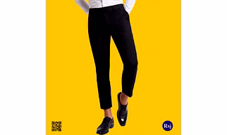 Italian Fabric croped formal pant