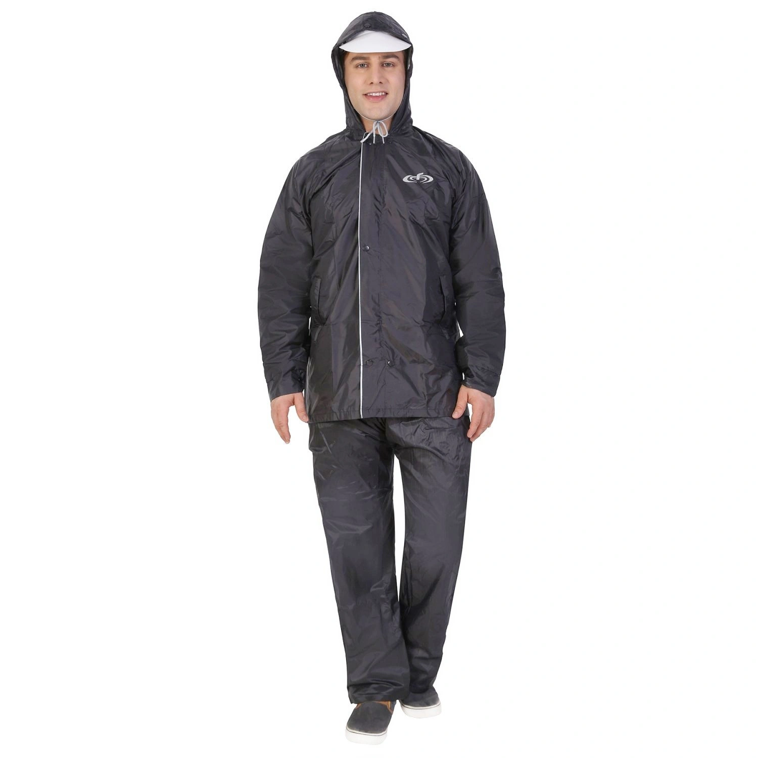 Rain fighter Men's polyester rain coat-B08B8R15S92