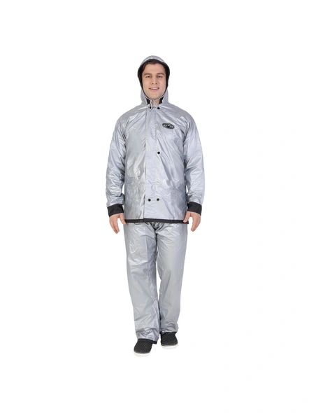 Rain fighter Men's polyester rain coat-XL-3