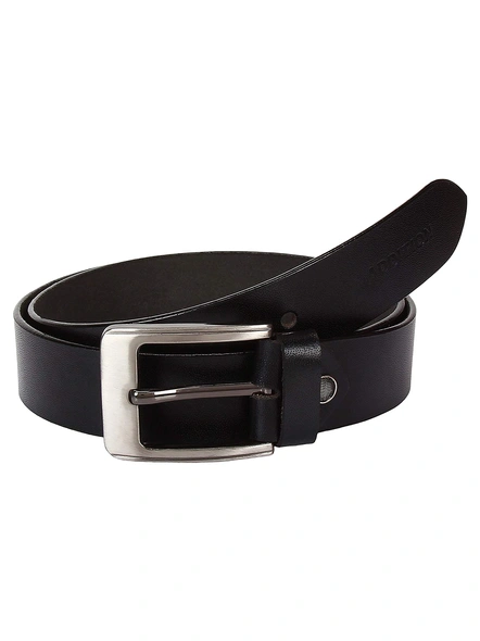 AJANTA leather black belt for Men's and boys-36-2