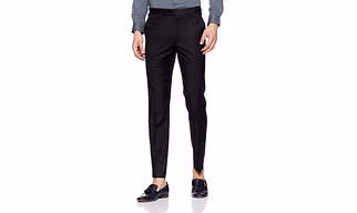 Fast saleing ITALIAN slim fit men's formal pant Black