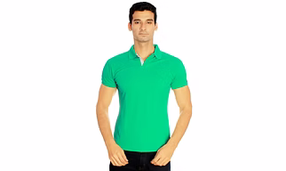 AMENDUS  Polo Neck Tshirt SEA GREEN