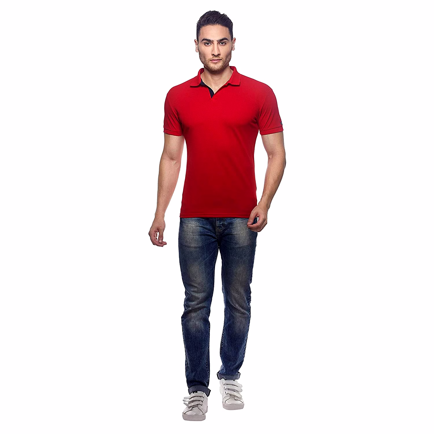 AMENDUS  Polo Neck Tshirt RED image 5