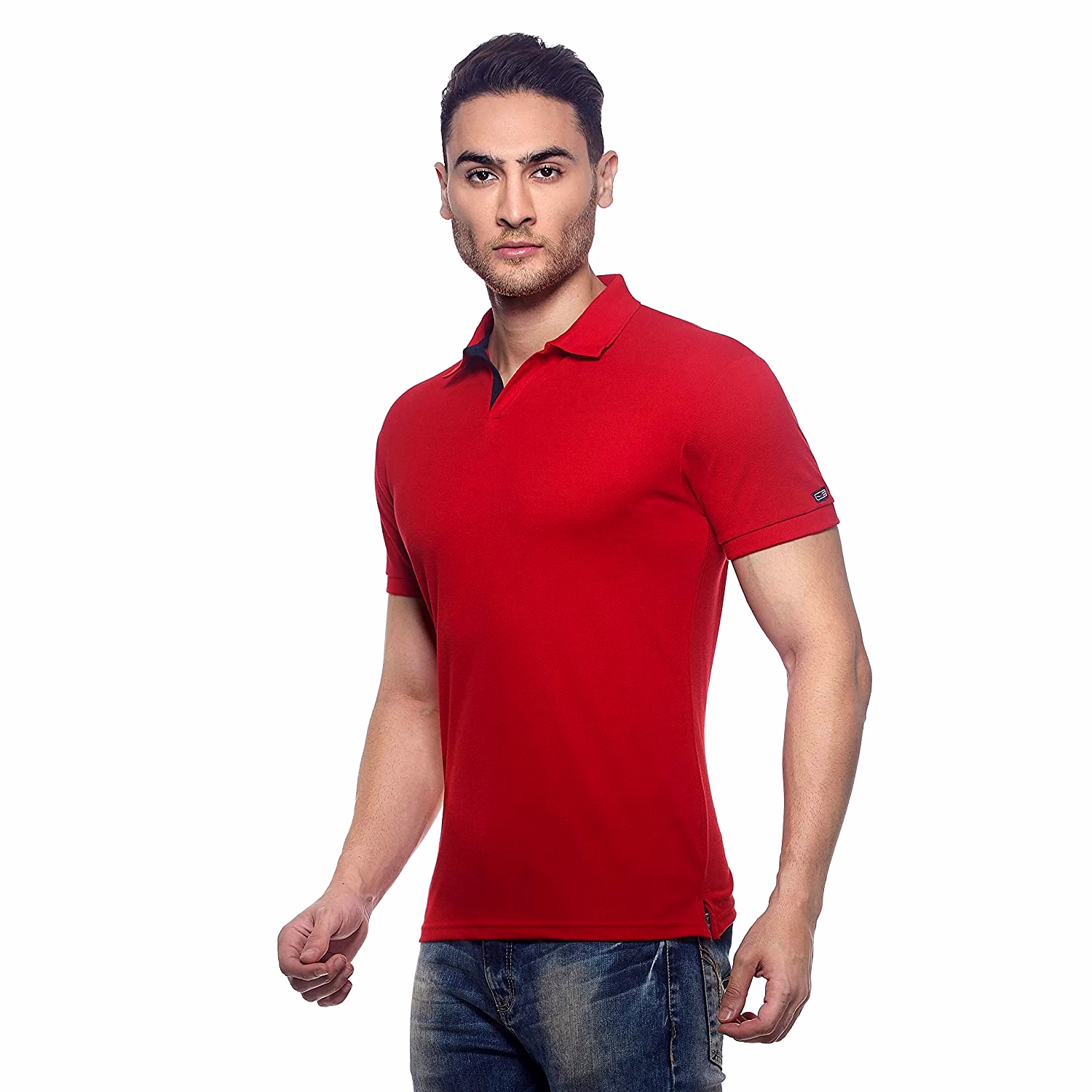 AMENDUS  Polo Neck Tshirt RED image 1
