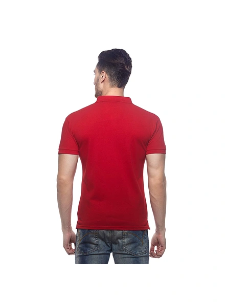 AMENDUS  Polo Neck Tshirt RED-L-3