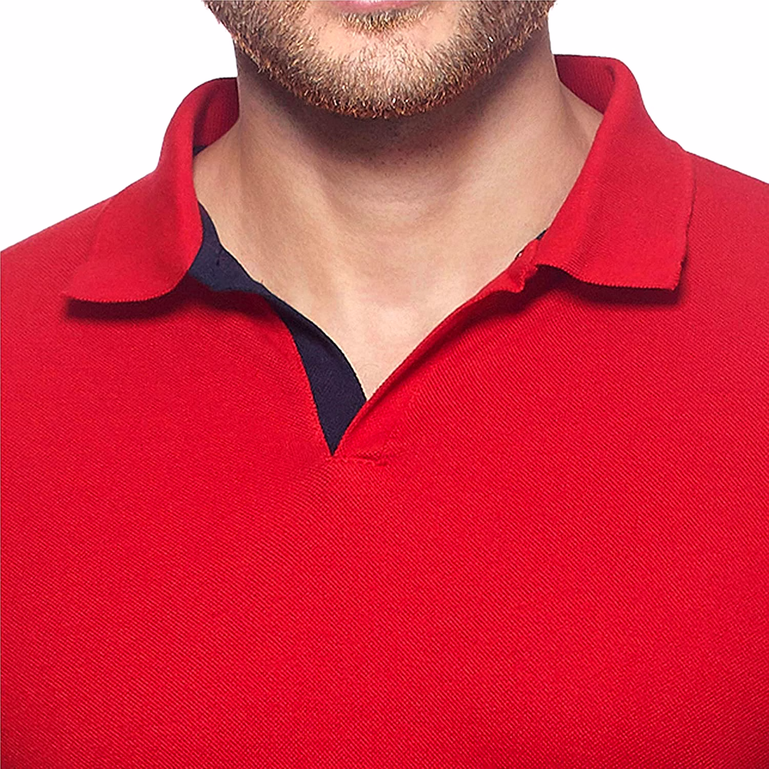 AMENDUS  Polo Neck Tshirt RED image 2