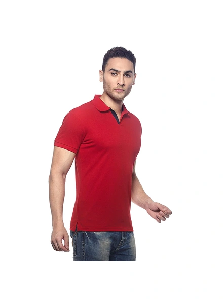 AMENDUS  Polo Neck Tshirt RED-M-2