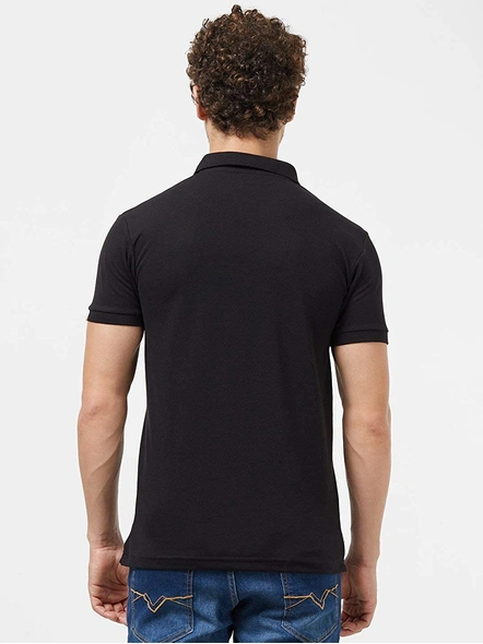AMENDUS  Polo Neck Tshirt BLACK-BLACK-3XL-2