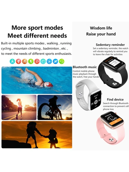 T55+ Series 6 Smart Watch With Bluetooth Calling /Health Fitness Tracker/ 2 Pin Magnetic Charger-3