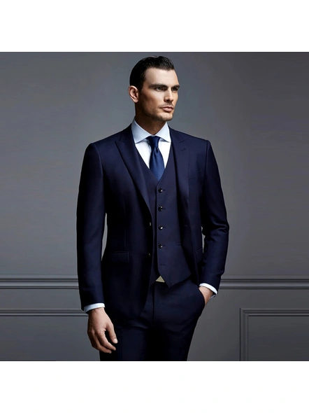 Navy Bule Italian High Quality Custom Suits For Men-suitAIUU-2