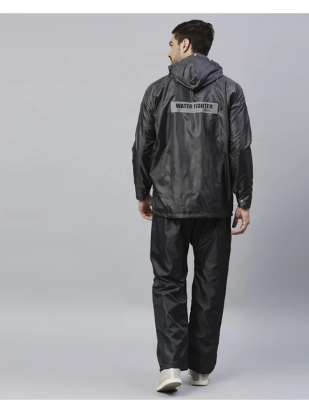 Zeel Go Trekking Rainwear Jacket-GREY-3XL-3