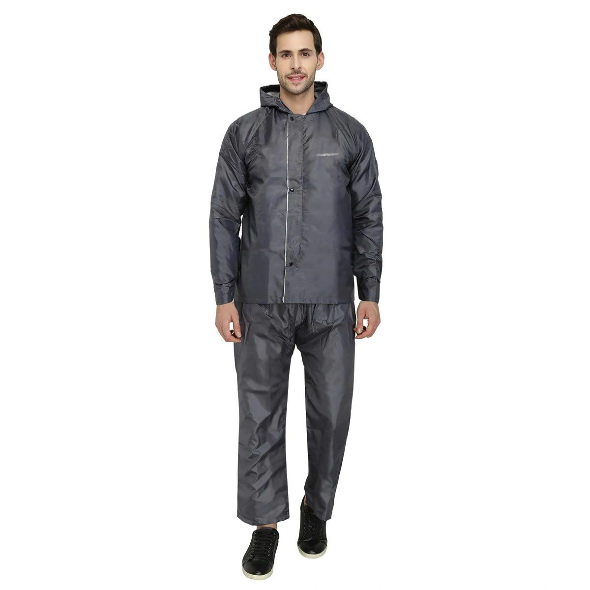 ZEEL RAINFIGHTER RF-111 REVERSABLE  RAINCOAT-GREY-XXL-1