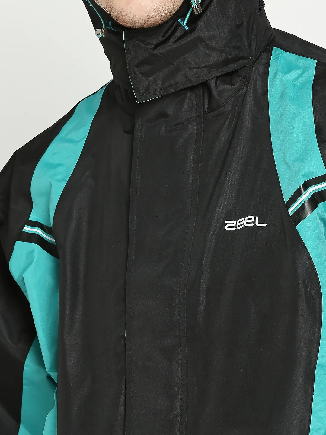 ZEEL GO HIKE BLACK &amp; GREEN RAINWEAR - JS508-XL-2