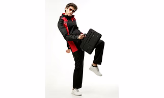 Zeel Go Hike Black Red Rainwear Set - Ultimate Rain Protection for Men
