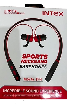 Intex Wireless Earphones BT-14 Sports Neckband