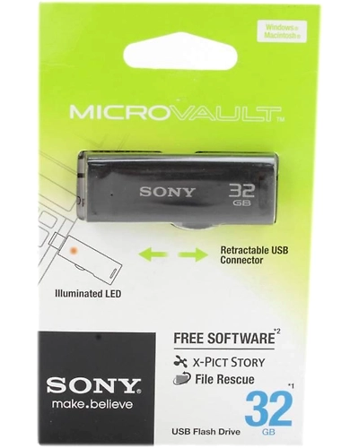 Sony USM32GR Pendrive (Black)-1