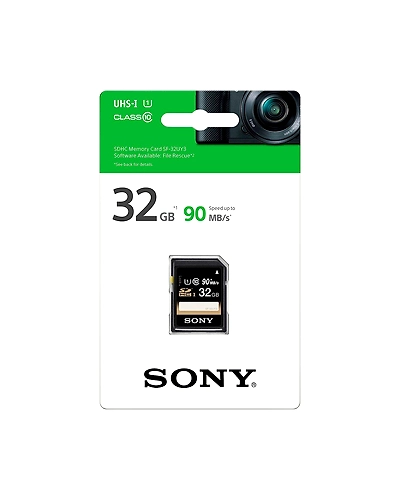 Sony SR-32UY3A 32 GB MicroSD Card Class 10, 90 MB/s-SO32UZM