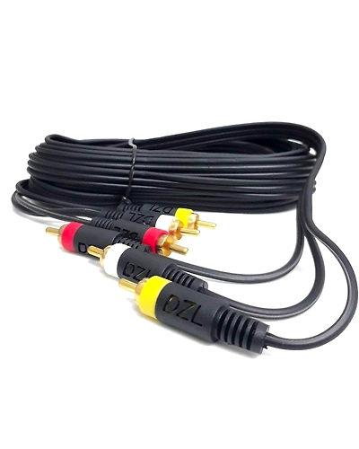 SeCro 3RCA Male to 3RCA Male Stereo Audio Cable 1.5 m-1