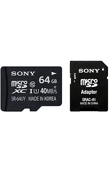 Sony 64 GB MicroSDXC Class 10 Memory Card