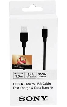 Sony USB-A to Micro USB 1m Sync ; Charging Cable