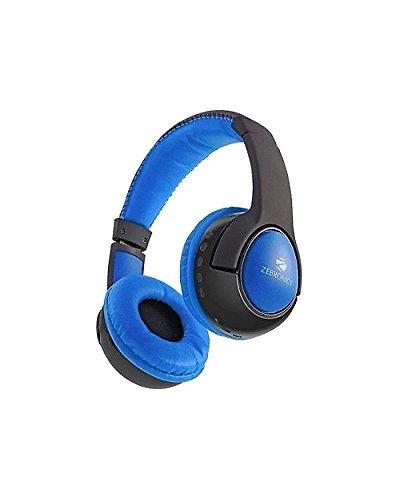 Zebronics Tarang Bluetooth Headphones with Mic (Blue)-KK1242