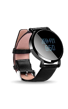 Zebronics Fitness Band FIT-650 (Leather Black)