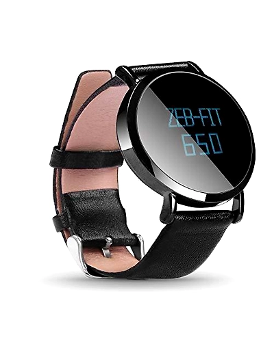 Zebronics Fitness Band FIT-650 (Leather Black)-KK1245
