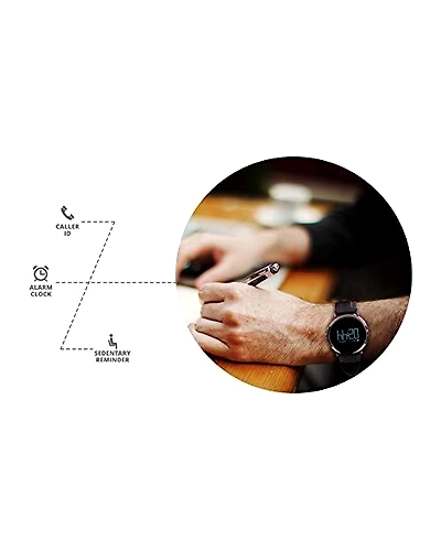 Zebronics Fitness Band FIT-650 (Leather Black)-black-150 g-9.5 x 7.4 x 6.8 cm-1