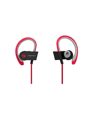 Zeb-Sporty Bluetooth Earphone with Dual Pairing (Red)-Zeb-Sporty-Zeb-Sporty-68 g-1