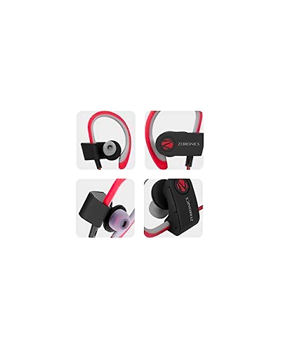 Zeb-Sporty Bluetooth Earphone with Dual Pairing (Red)-Zeb-Sporty-Zeb-Sporty-68 g-2