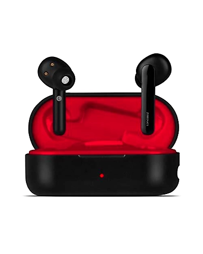 Zebronics Sound Bomb Supporting Bluetooth 5.0 TWS Earphones with Touch Control,Call Function,Voice Assistant ; Upto 18hrs Playback time with Portable Charging case(RED+Black): in: Computers ; Accessor-B0837B71F3