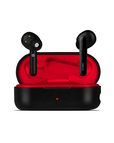 Zebronics Sound Bomb Supporting Bluetooth 5.0 TWS Earphones with Touch Control,Call Function,Voice Assistant ; Upto 18hrs Playback time with Portable Charging case(RED+Black): in: Computers ; Accessor-B081K2W87X