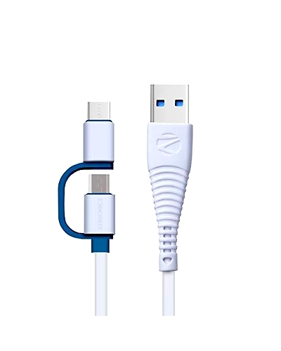 Zebronics Zeb UMCC1201 2 in 1 Cable with Type C-KK2347