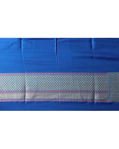 Royal Blue Banarasi Sari-4