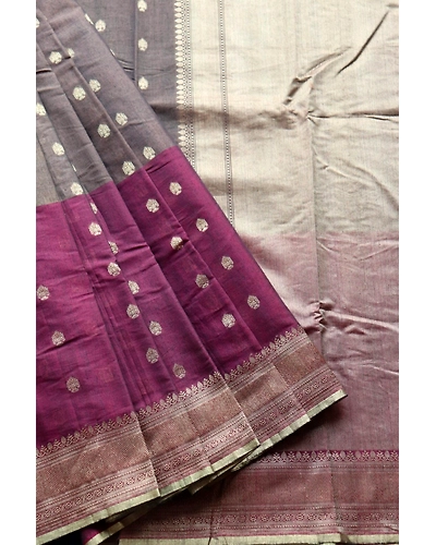 Brown Banarasi Handloom Saree (Cutwork/Phekua)-162021-00005