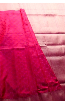 Pink Tanchui Handloom Banarasi Saree