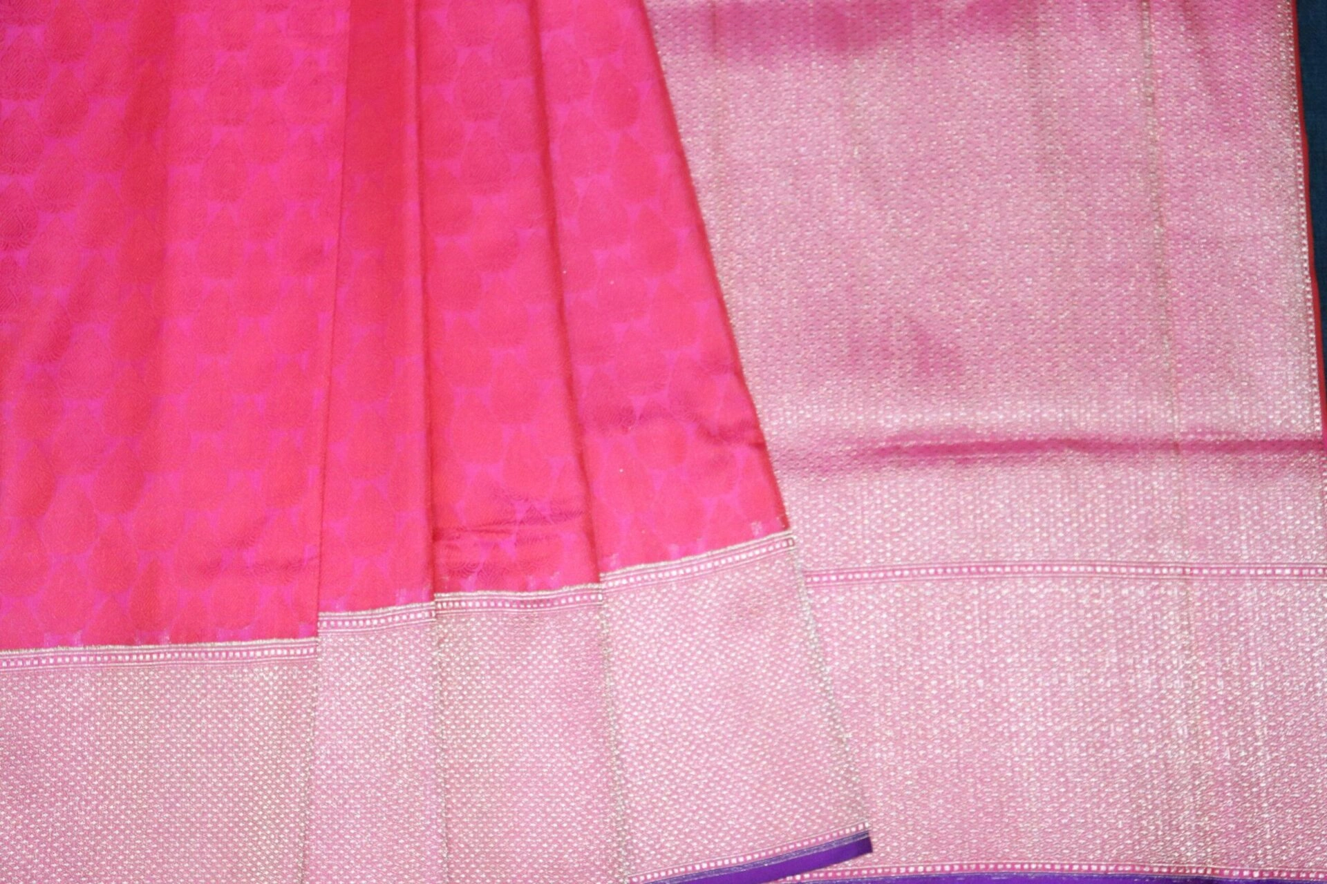 Pink Tanchui Handloom Banarasi Saree-6