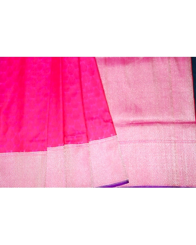 Pink Tanchui Handloom Banarasi Saree-7