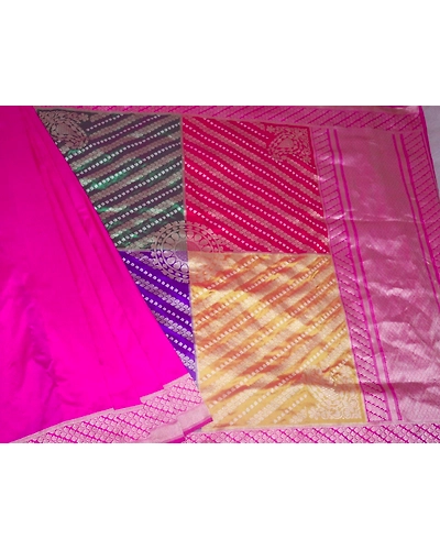 Rangkaat Chand Pallu Banarasi Handloom Saree-3