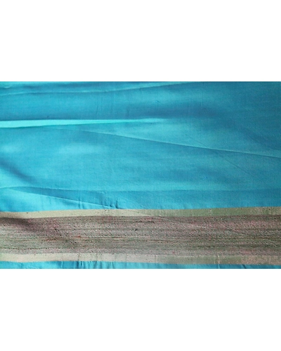 Red Multi Meena Contrast iskutt Kadiyal Banarasi Handloom Saree-3