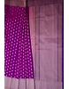 Purple Alfi Border Handloom Banarasi Saree