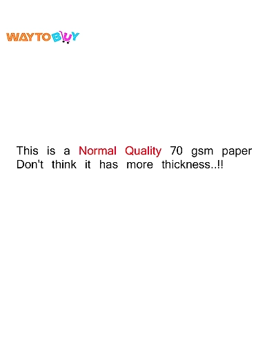 WAYTOBUY 60 Sheet Assignment Written Border with Black Ruled 70 GSM Normal Quality A4 Assignment Paper for Students (70 GSM, 60 Papers, ASSWRI001)-2