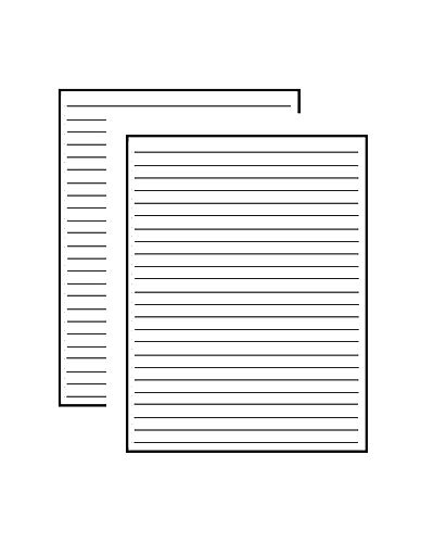 WAYTOBUY Rec Design 60 Sheet Assignment Paper for Students 70 GSM-1