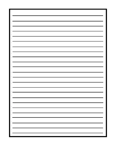 WAYTOBUY Rec Design 60 Sheet Assignment Paper for Students 70 GSM-WB0214