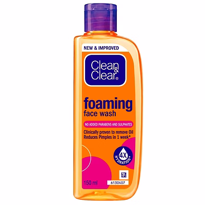 clean & clear foaming facewash-150 ml