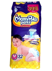 Mamy Poko Standard Diaper Pants - Medium: 32 U