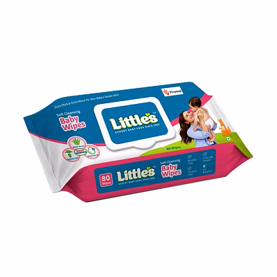 little's soft cleansing baby wipe- 80 wipes